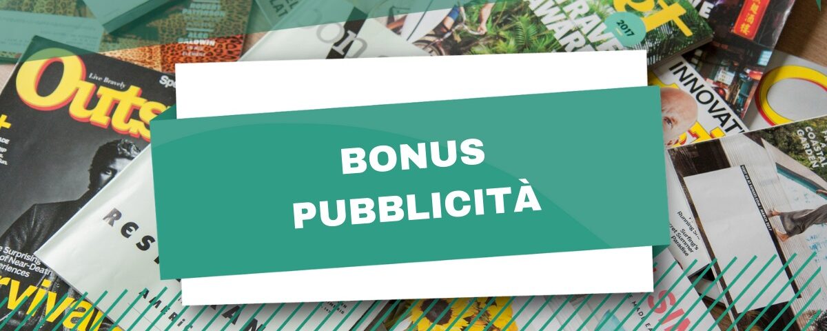 bonus pubblicità