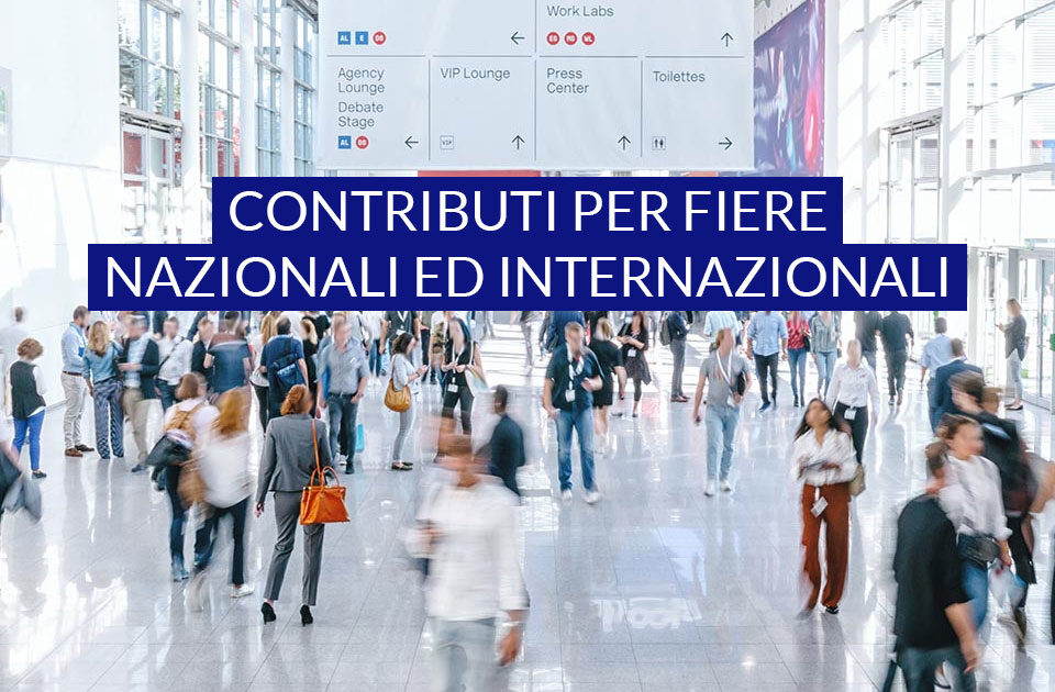 contributi fiere nazionali internazionali